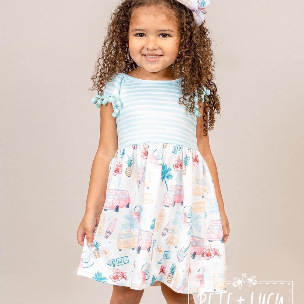 Surf 🏄‍♀️ party dress by Pete and Lucy size 6-12 months